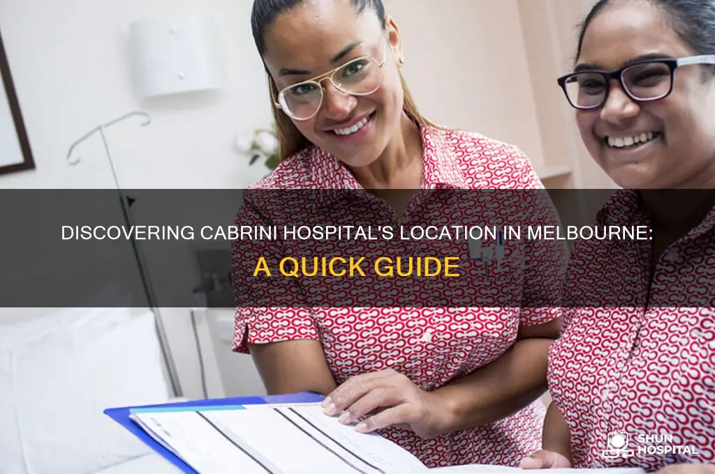 where is cabrini hospital melbourne