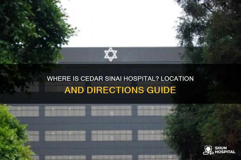 where is cedar sinai hospital