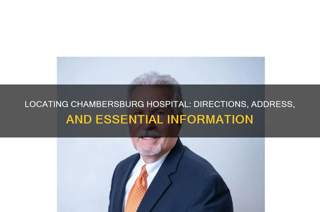 where is chambersburg hospital