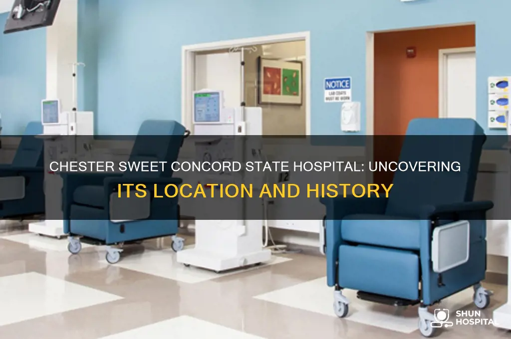 where is chester sweet concord state hospital