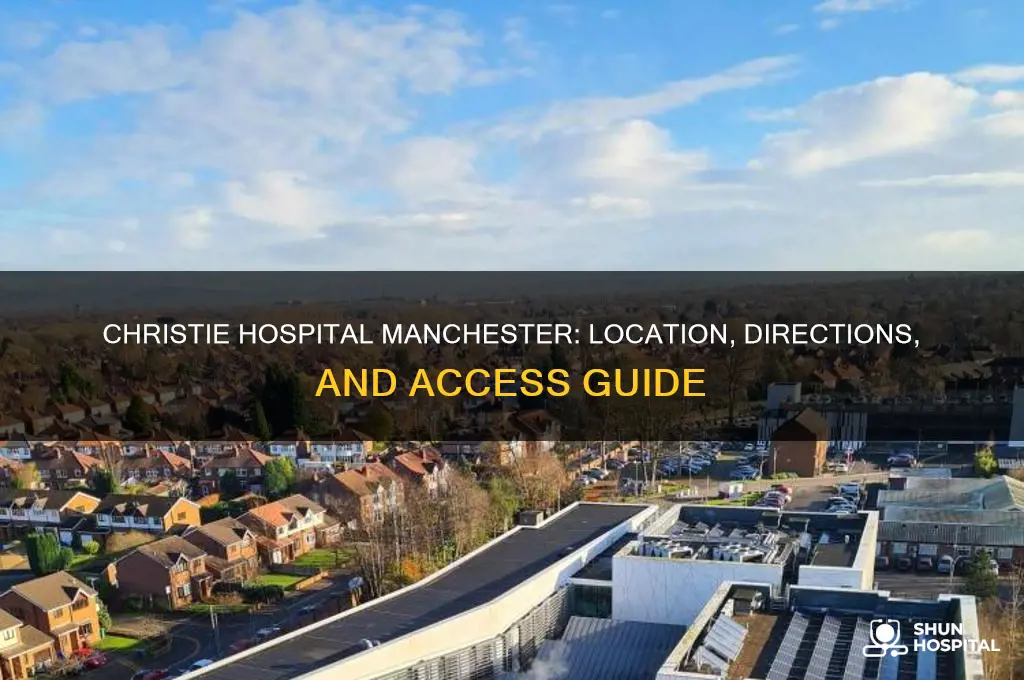 where is christies hospital manchester