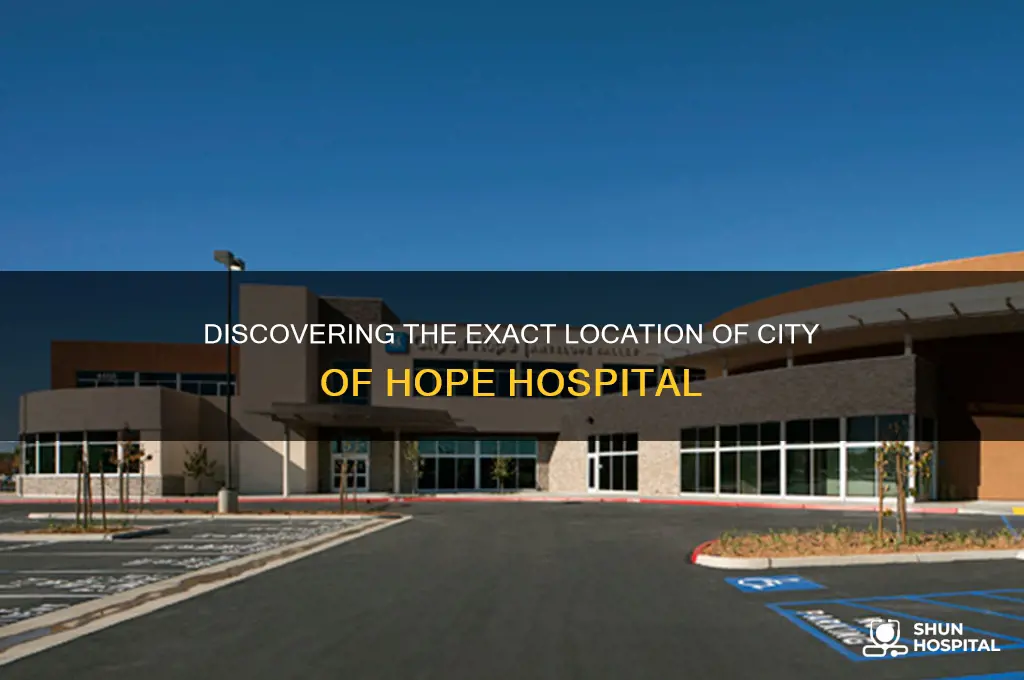where is city of hope hospital located