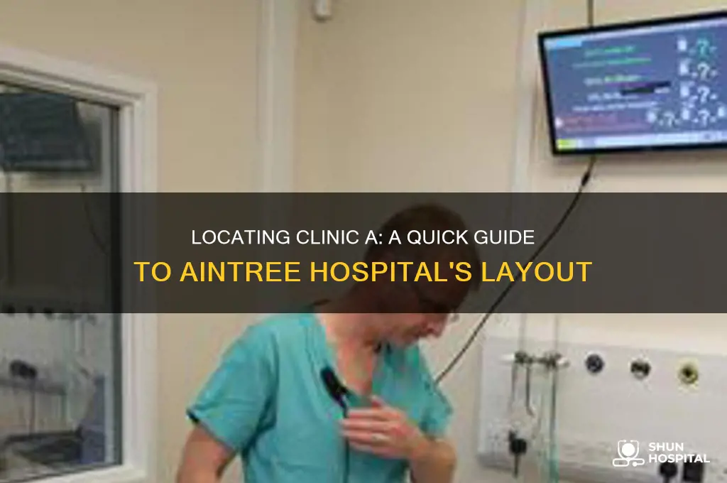 where is clinic a in aintree hospital