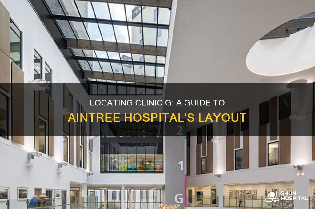 where is clinic g in aintree hospital