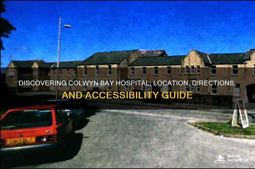 where is colwyn bay hospital