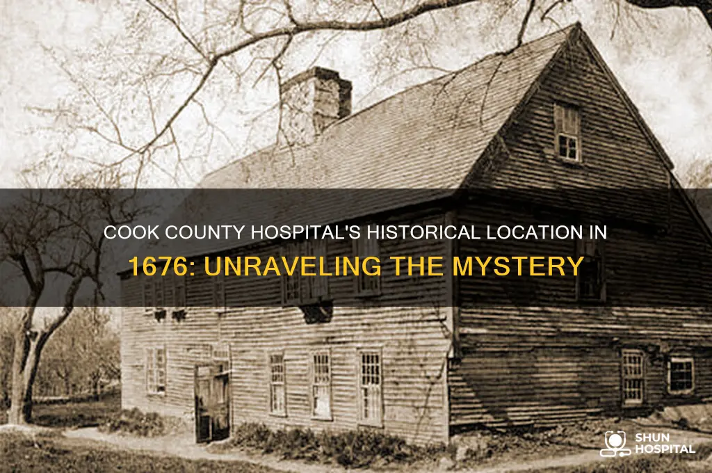 where is cook county hospital in 1676