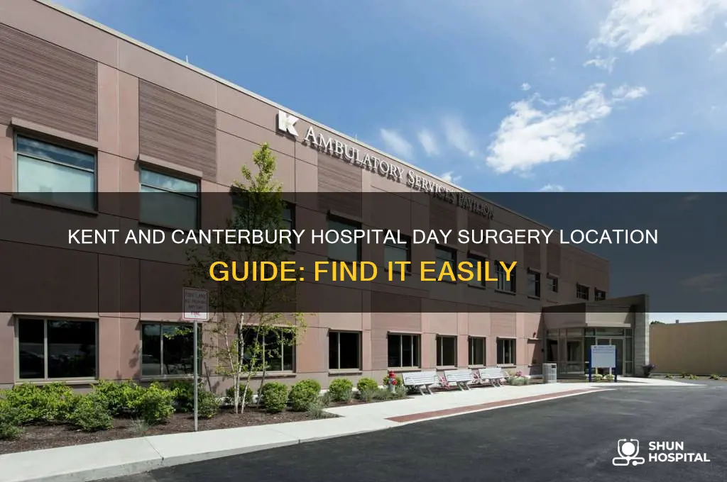 where is day surgery at kent and canterbury hospital