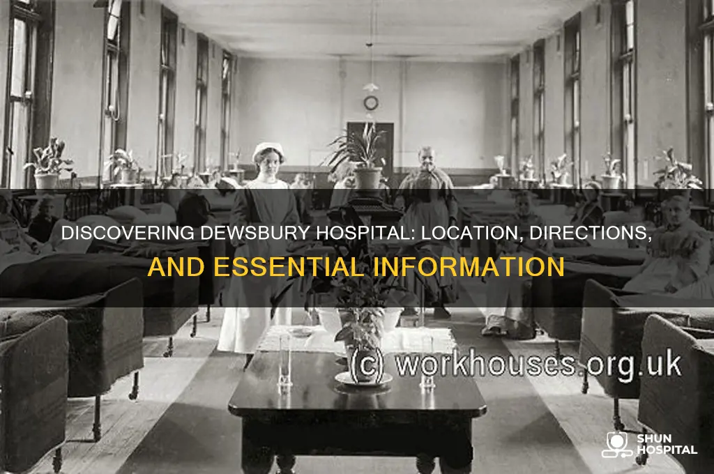 where is dewsbury hospital