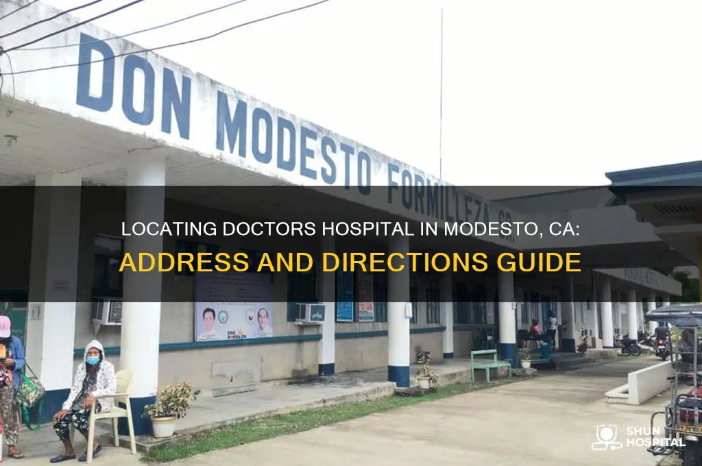 where is doctors hospital in modesto ca
