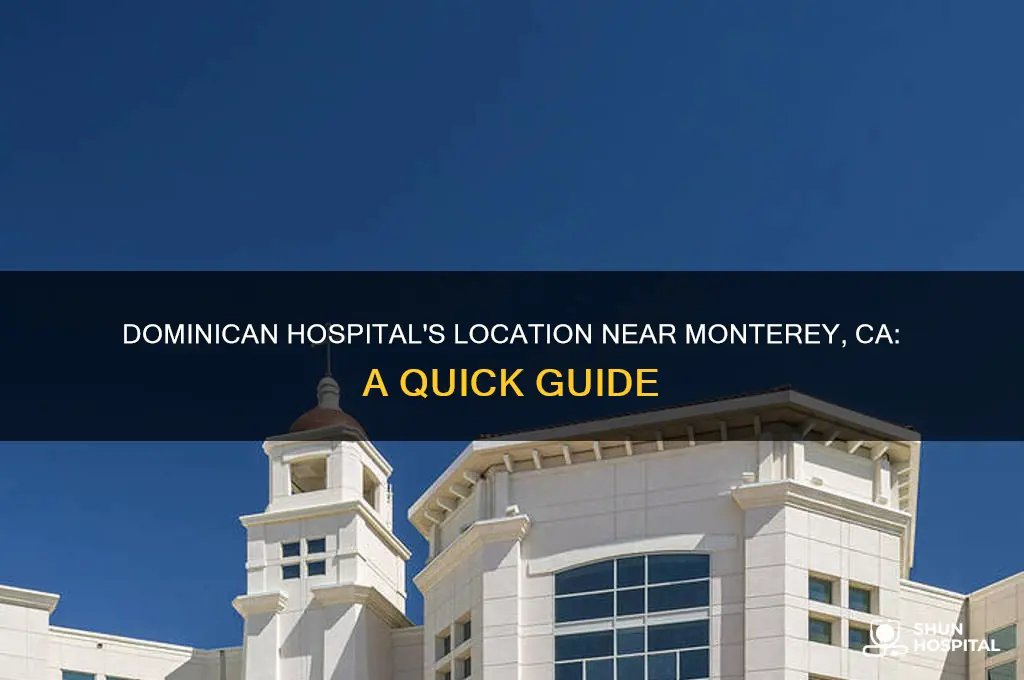 where is dominican hospital near monterey ca