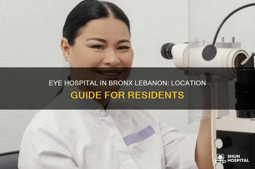 where is eye hospital in bronx lebanon