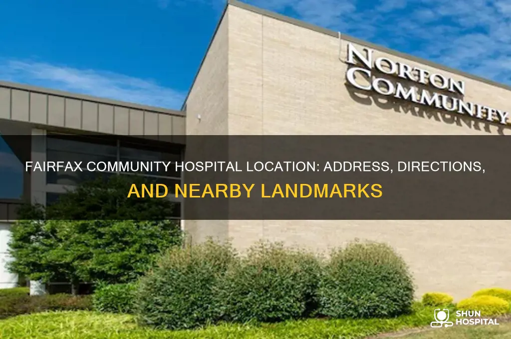 where is fairfax community hospital