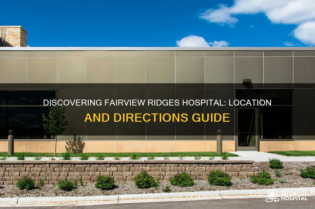 where is fairview ridges hospital