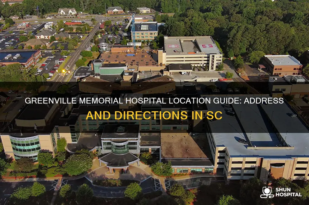 where is greenville memorial hospital located in greenville sc