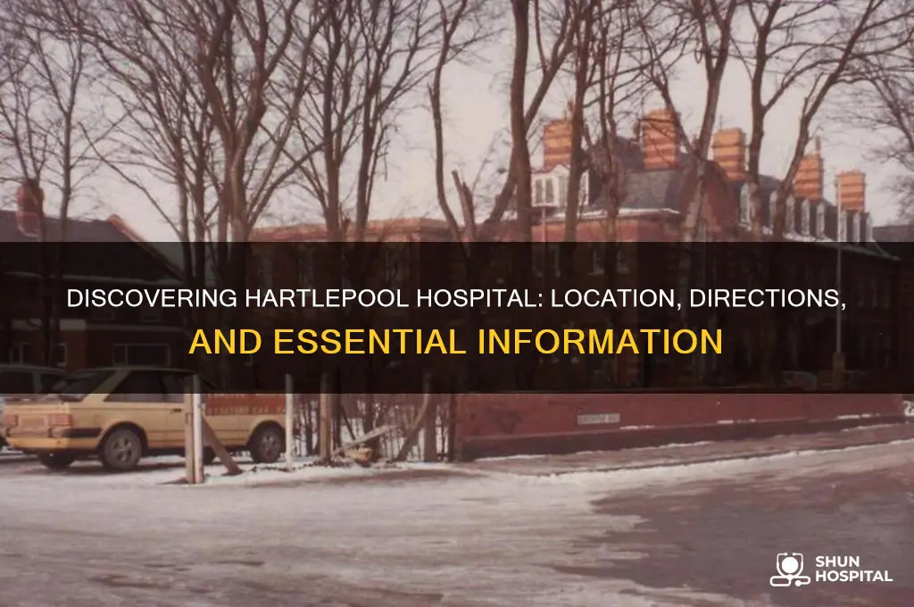 where is hartlepool hospital