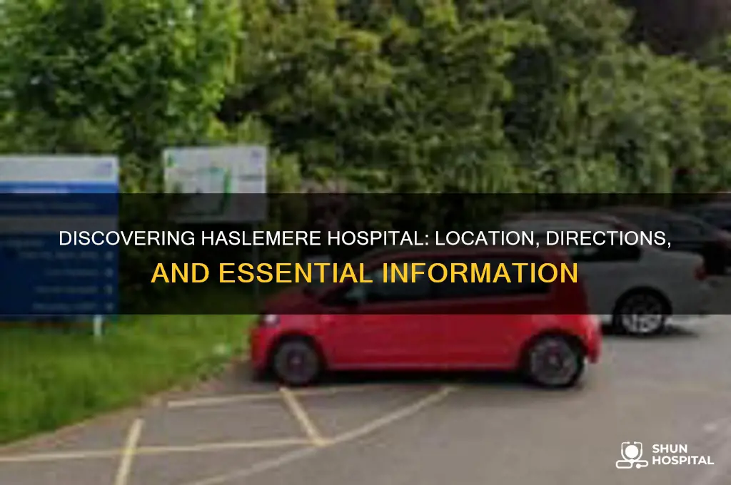 where is haslemere hospital