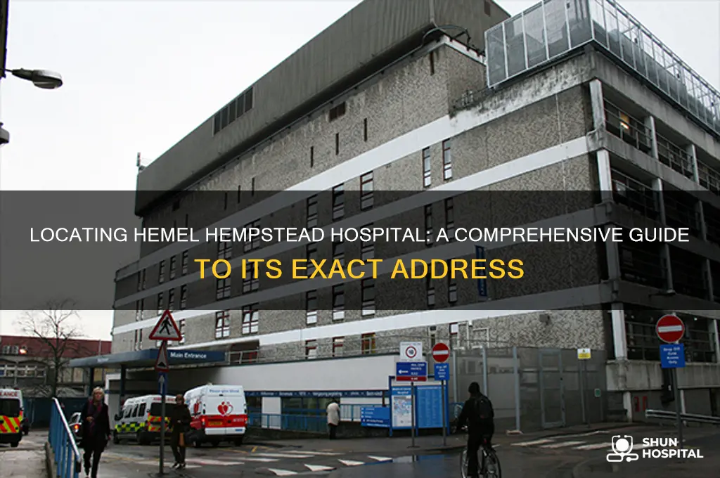where is hemel hempstead hospital