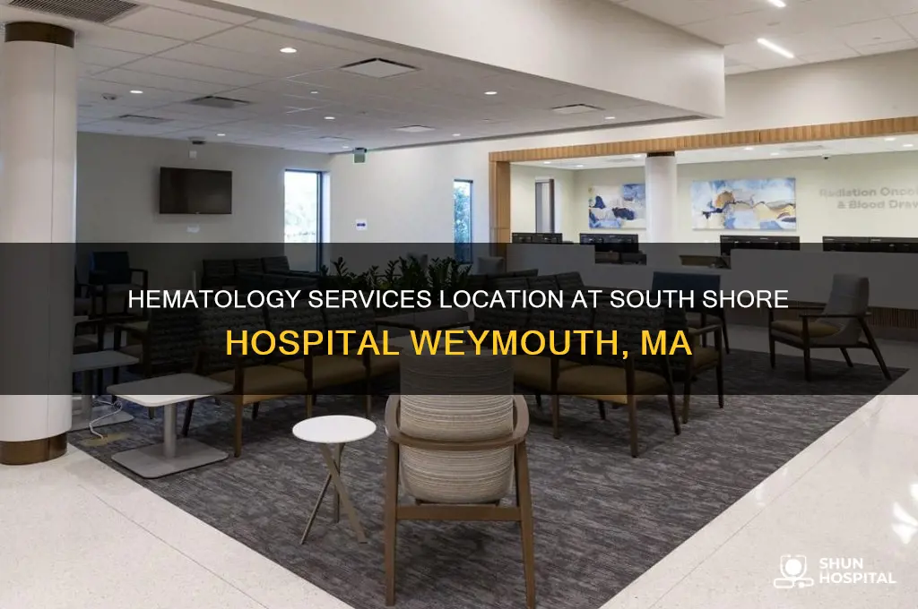 where is hemotology at south shore hospital weymouth ma