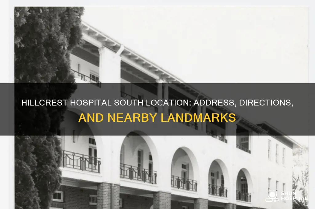 where is hillcrest hospital south