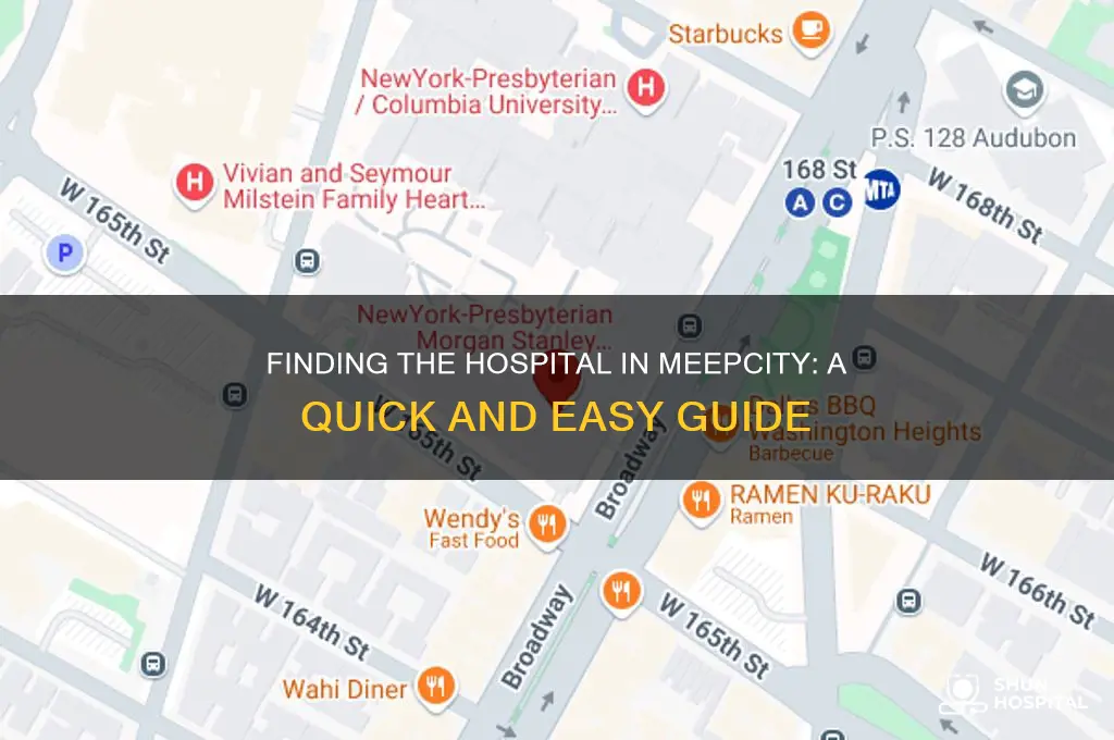 where is hospital in meepcity