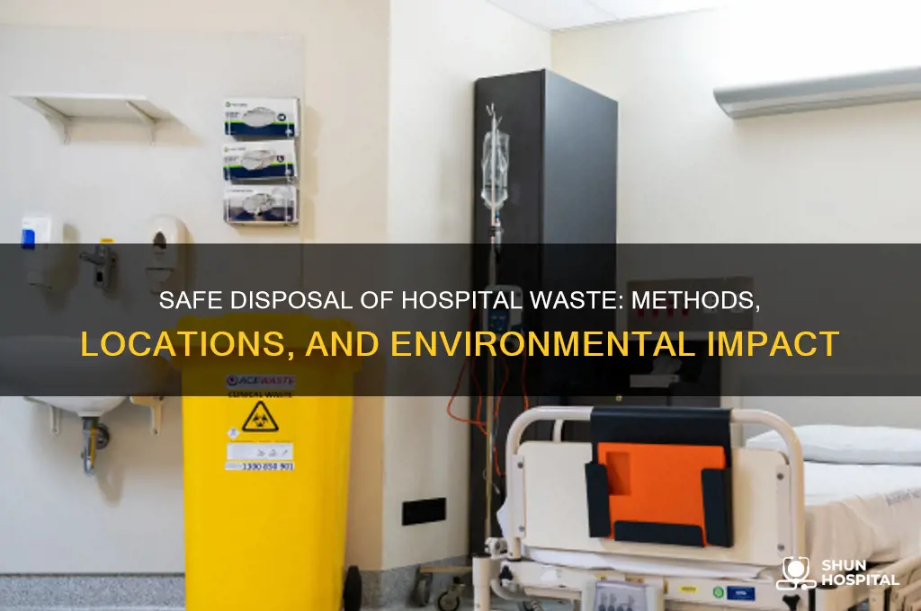where is hospital waste disposed