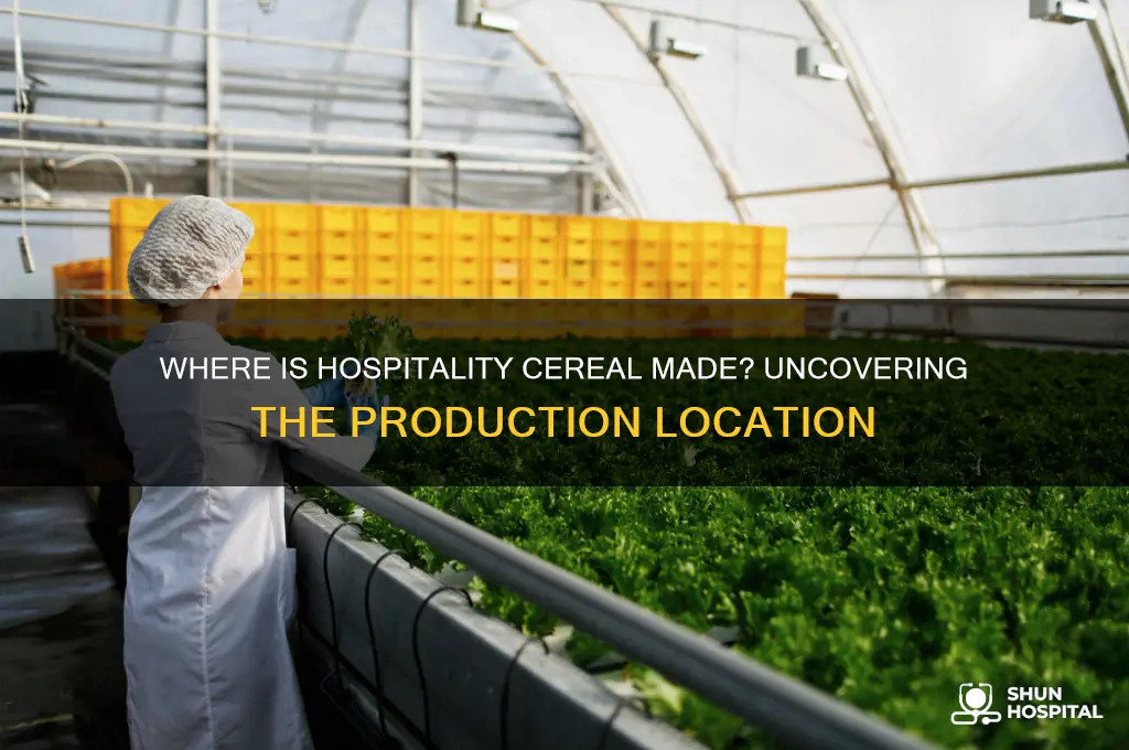 where is hospitality cereal made