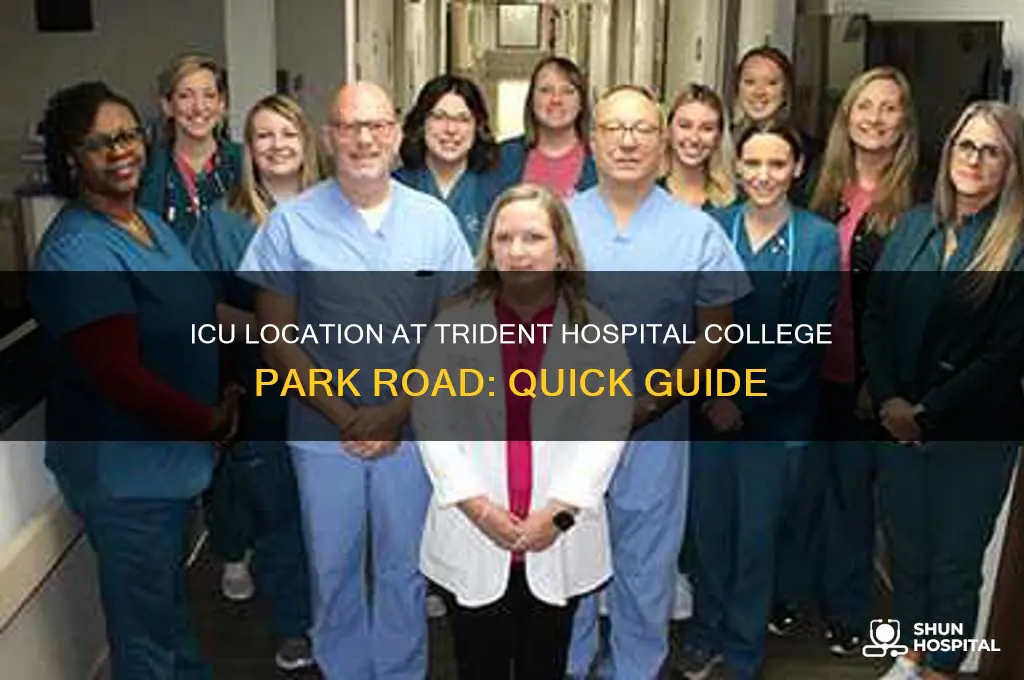 where is icu at trident hospital college park road