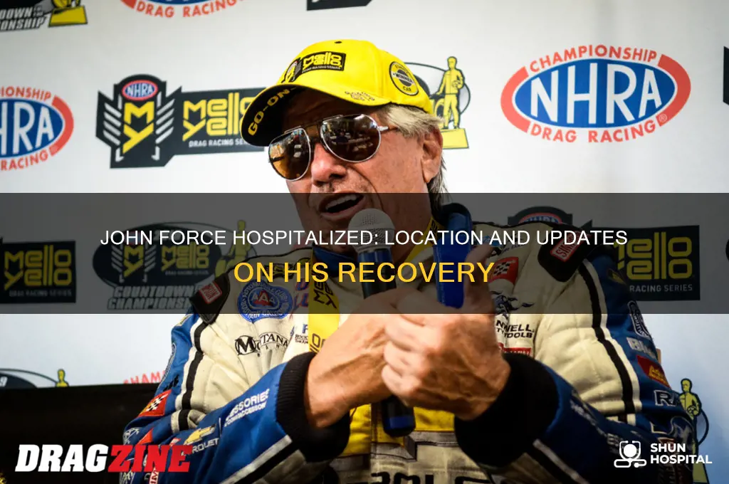 where is john force hospitalized