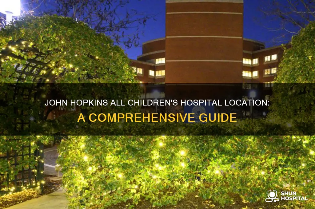 where is john hopkins all childrens hospital