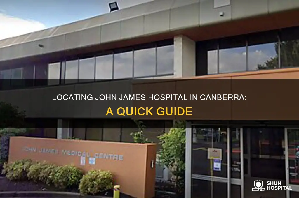 where is john james hospital in canberra