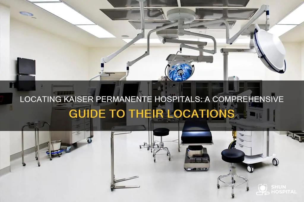 where is kaiser permanente hospital