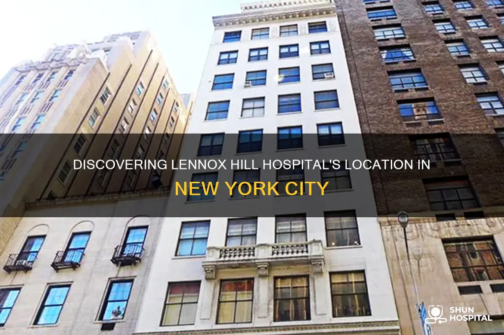 where is lennox hill hospital