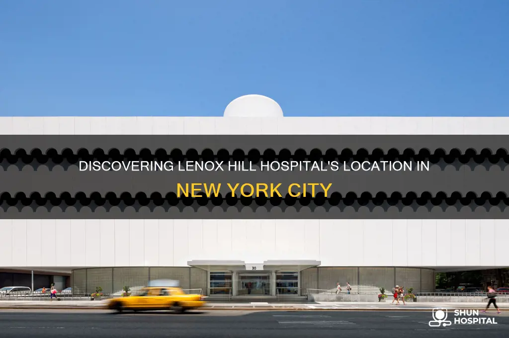 where is lenox hill hospital in new york city