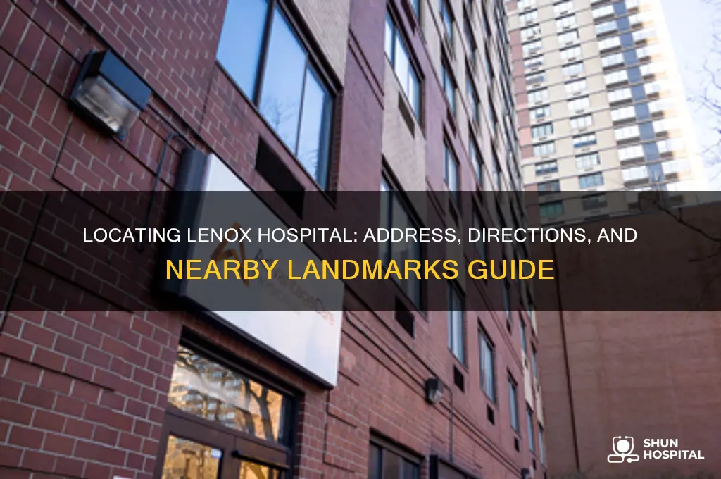 where is lenox hospital