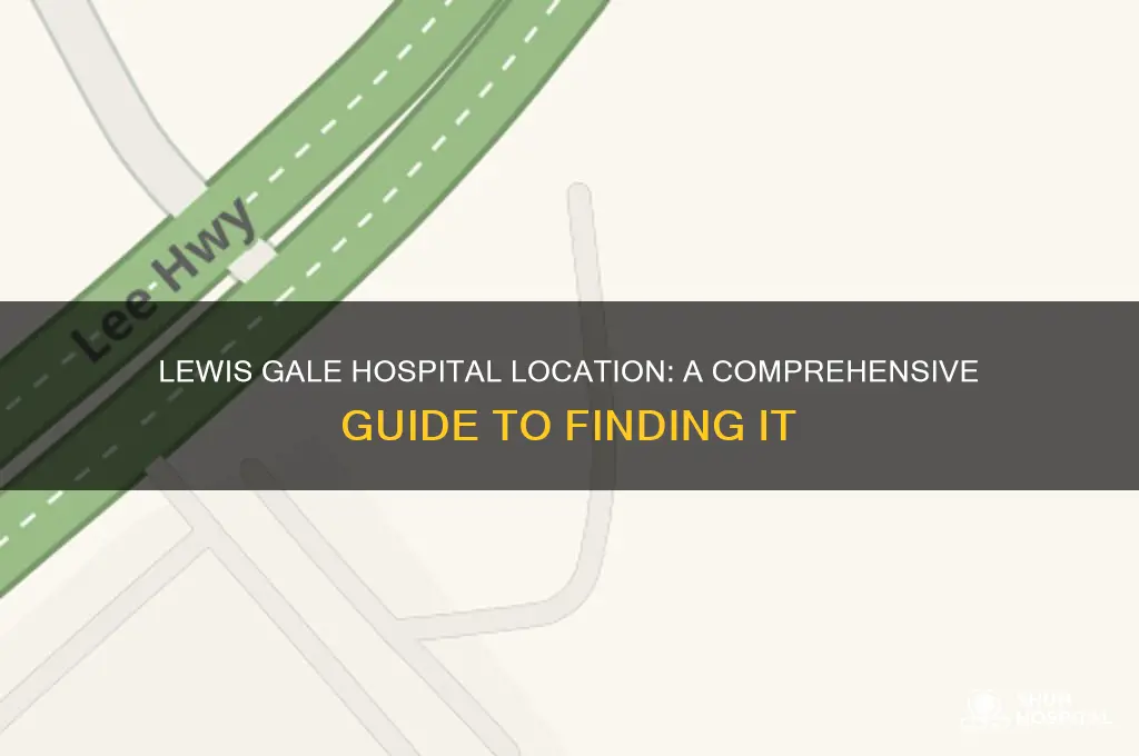 where is lewis gale hospital