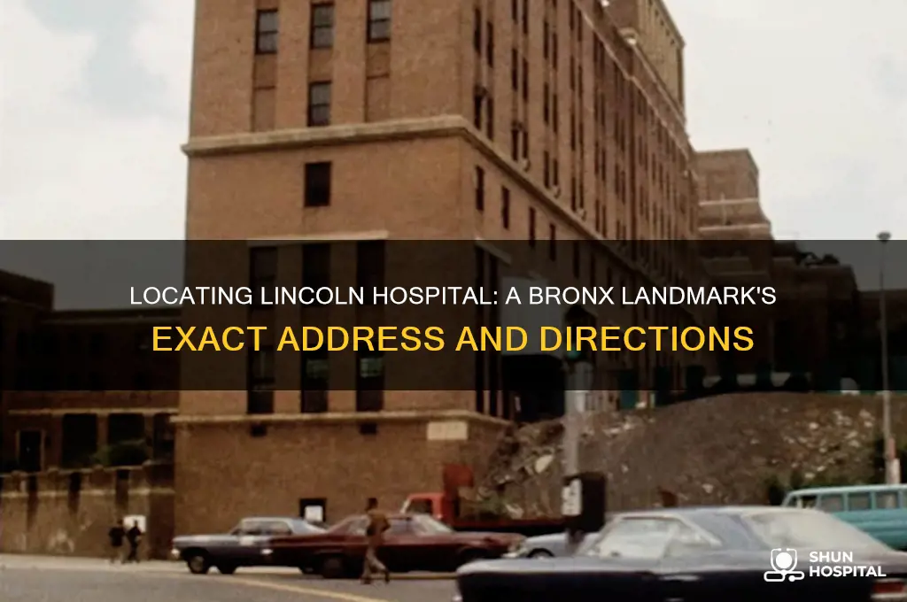 where is lincoln hospital in the bronx