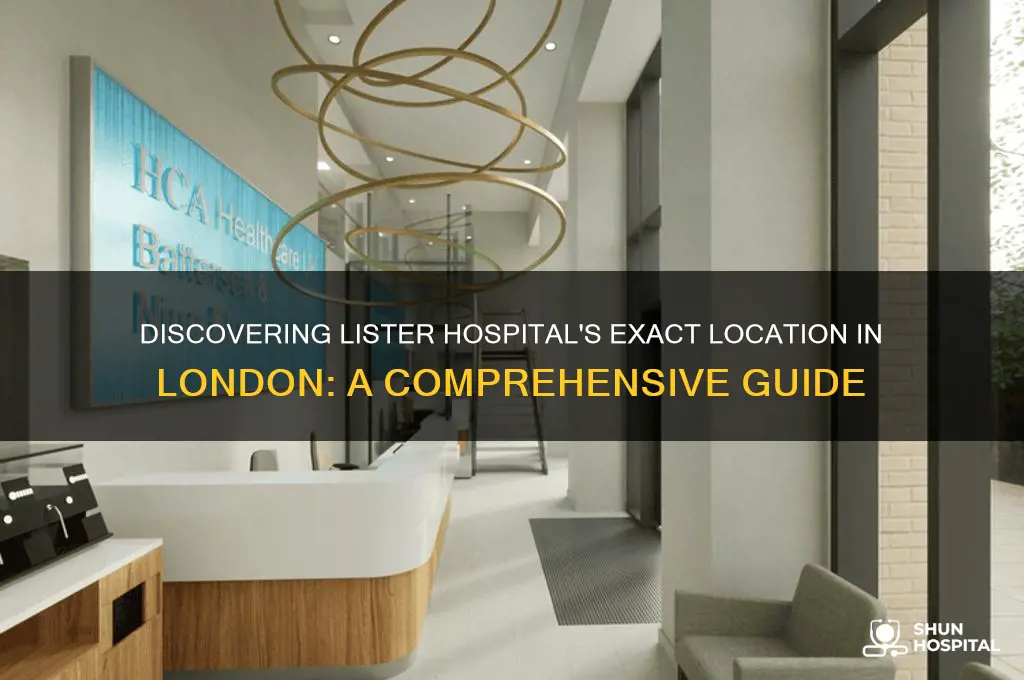 where is lister hospital london
