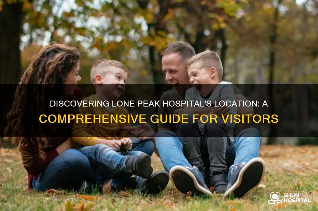 where is lone peak hospital