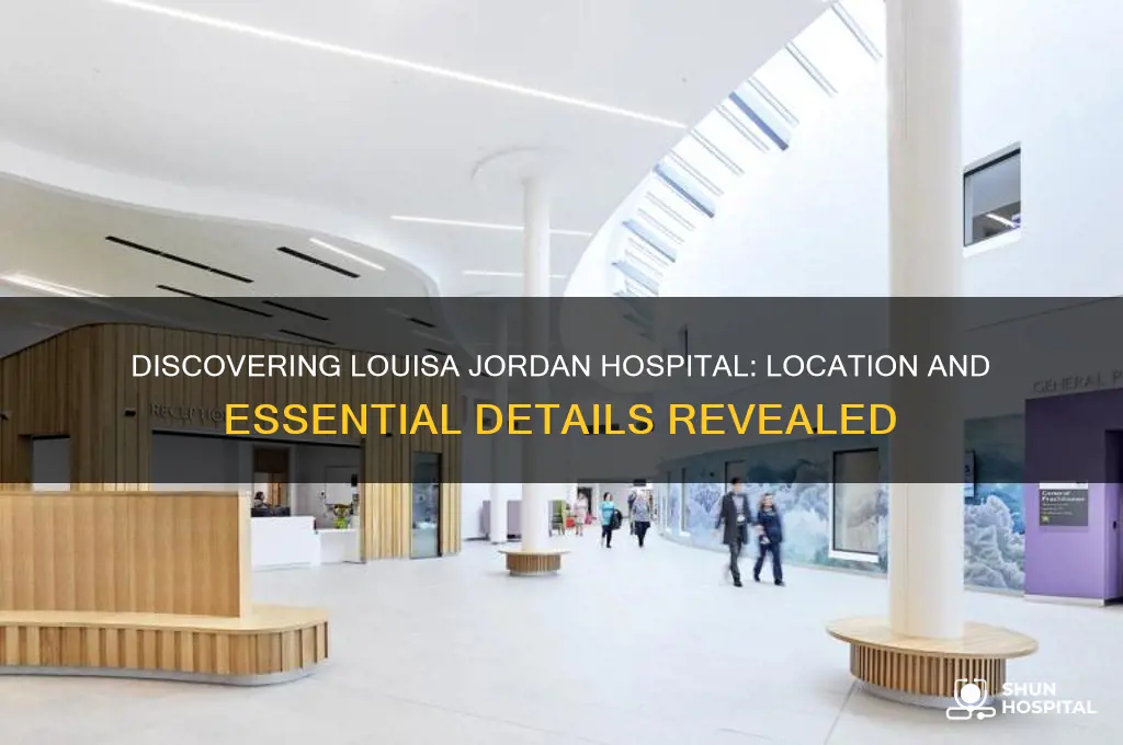 where is louisa jordan hospital
