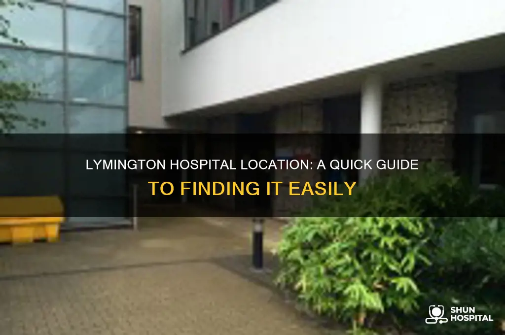 where is lymington hospital