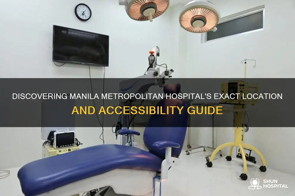 where is manila metropolitan hospital