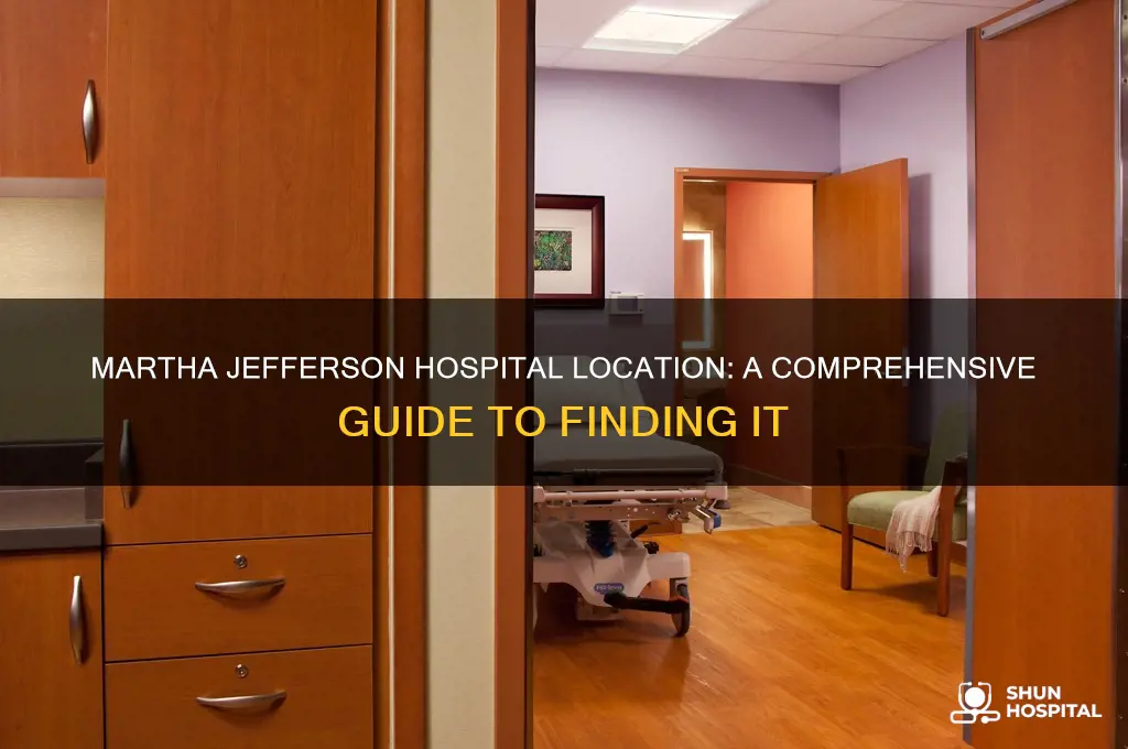 where is martha jefferson hospital