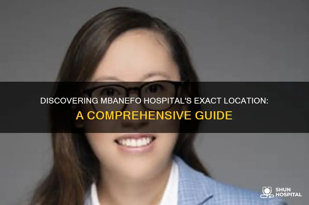 where is mbanefo hospital located