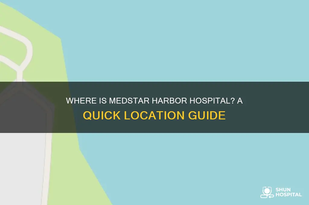 where is medstar harbor hospital