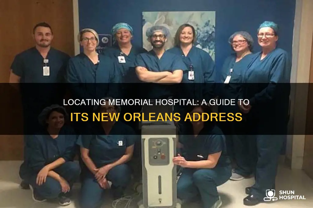 where is memorial hospital in new orleans