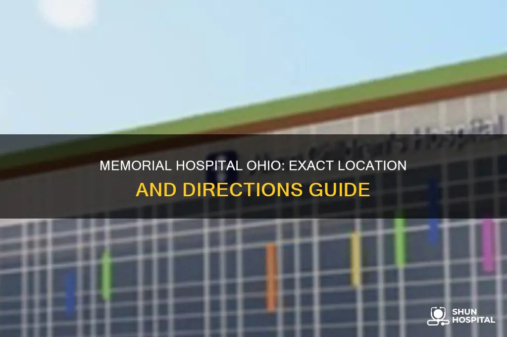 where is memorial hospital in ohio located