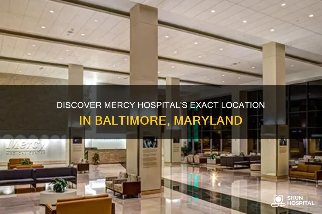 where is mercy hospital in baltimore md