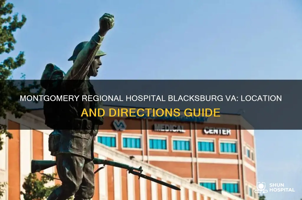 where is montgomery regional hospital blacksburg va