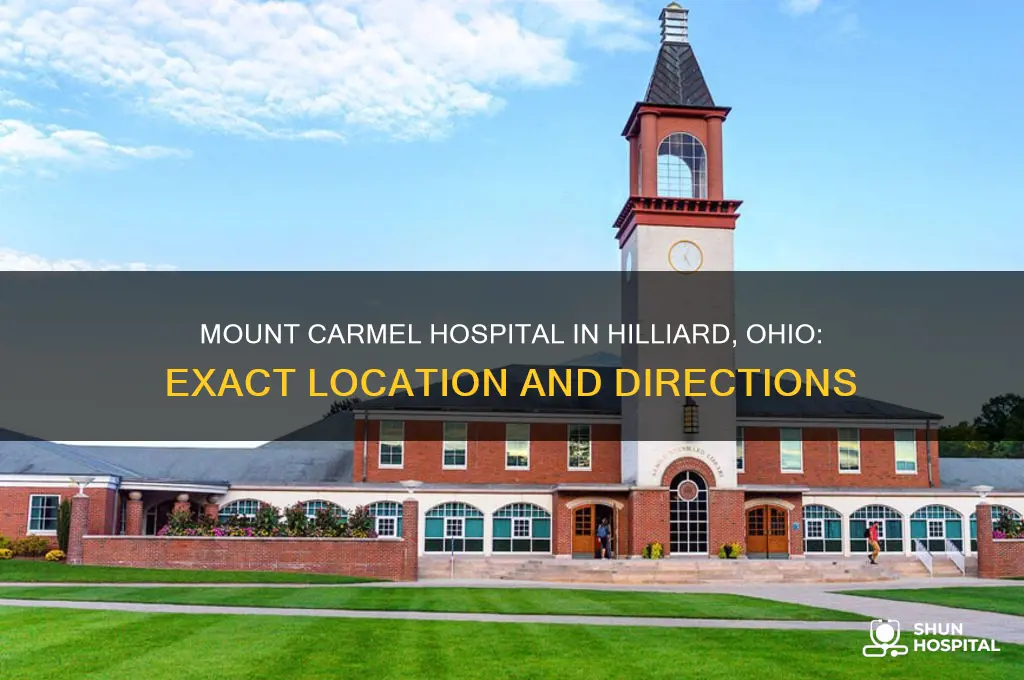 where is mount carmel hospital in hilliard ohio located