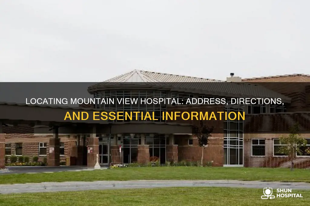 where is mountain view hospital
